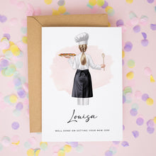 Chef Congratulations Card – Personalised New Job Card For Head Chef Promotion Gift