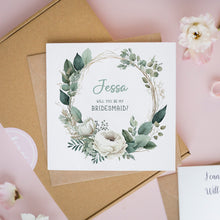 Floral Bridesmaid Proposal Card #777