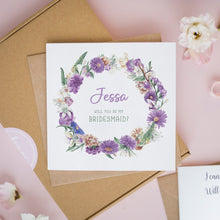 Floral Bridesmaid Proposal Card #777