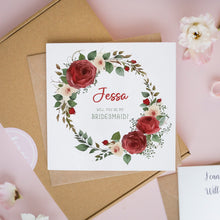 Floral Bridesmaid Proposal Card #777