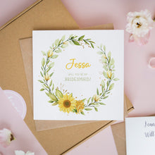 Floral Bridesmaid Proposal Card #777