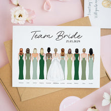 Team Bride Wedding Card #812