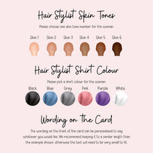 Salon Opening Card – Personalised Congratulations Card for Hair & Beauty Salon Owner Gift