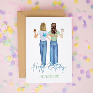 Personalised Teen Birthday Card #846