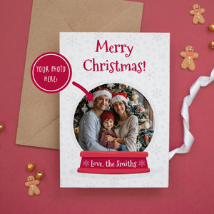 Personalised Family Photo Christmas Card #849