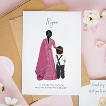 Asian Page Boy Wedding Card #856