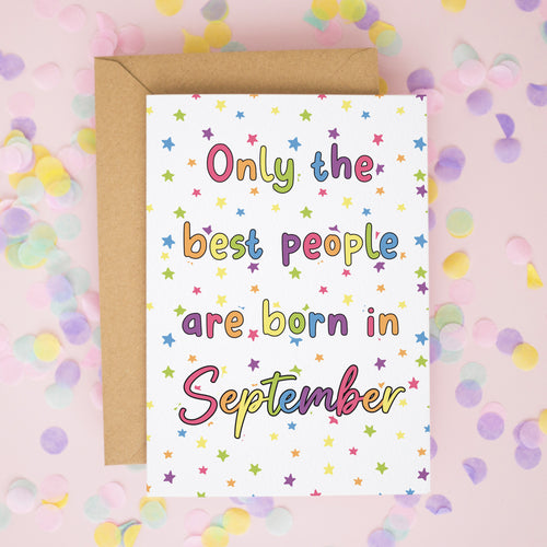 Only The Best People Are Born In Card