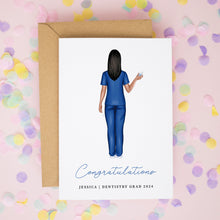 Personalised Dentistry Graduation Card