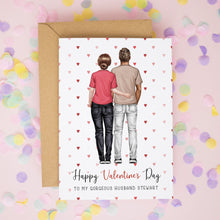 Personalised Happy Valentine’s Day Card for Boyfriend