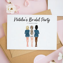 Personalised Bridal Party Card - To Our Bride on Her Wedding Day