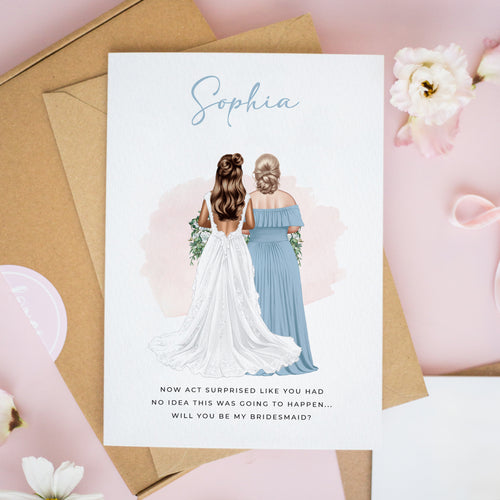 Personalised Bridesmaid Proposal Card