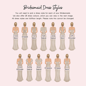 Bridal Party Card