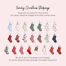 Personalised Christmas Stocking Card #1121