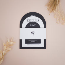 Monochrome Arch Invitations