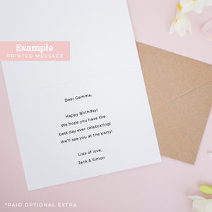 Personalised Wedding Card for Sister & Sister-in-Law Brides