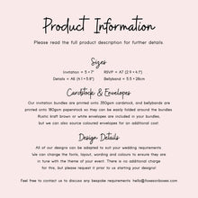 Pink Neutrals Arch Invitations