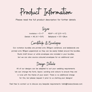 Pink Neutrals Arch Invitations