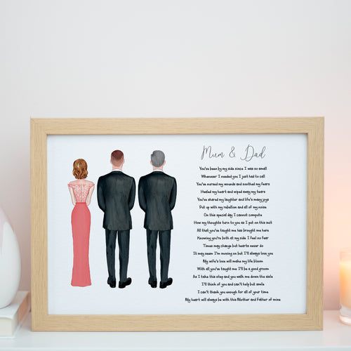 Mother & Father of the Groom Print #P023