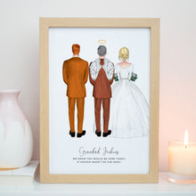 Angel Grandad Wedding Print