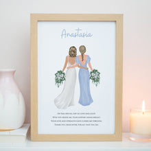 Sister Wedding Day Gift Print