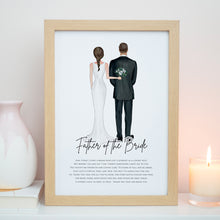 Father of the Bride Wedding Print