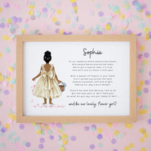 Flower Girl Wedding Print