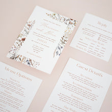 Rustic Wildflowers, Pocketfold Invitations, PF-054