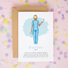 Doctor Appreciation Card – Personalised Medical Graduation Greeting With Funny Doctor Gift