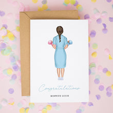Personalised Midwife Card – Custom Midwife Degree Graduation Keepsake