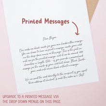 Flower Girl Proposal Card – Personalised Wedding Card With Keepsake Gift
