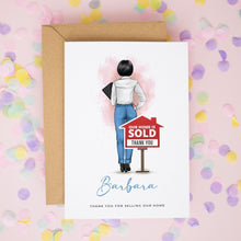 Personalised Realtor Card – Estate Agent Thank You Greeting For New Job
