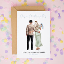 Personalised Christening Card – Custom Name Baby Boy Or Girl Baptism Keepsake