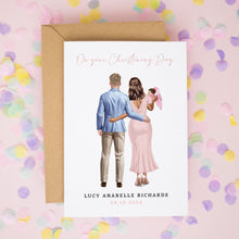 Personalised Christening Card – Custom Name Baby Boy Or Girl Baptism Keepsake