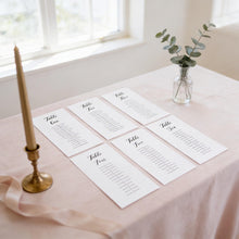 Banquet Table Plan Cards, #14