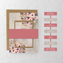 Rustic Blush Boho, Wedding Invitation Suites and Bundles, #2320