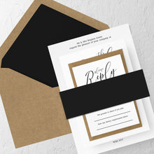 Traditional Monochrome, Wedding Invitation Suites and Bundles, #2357