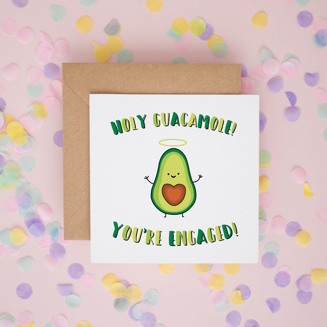 Holy Guacamole, You're Engaged! Avocado Cards