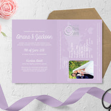 Lilac Passport // Passport & Boarding Pass Invitations // #4015