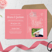 Coral Passport // Passport & Boarding Pass Invitations // #4016