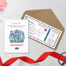 Vintage Airmail // Passport & Boarding Pass Invitations // #4025