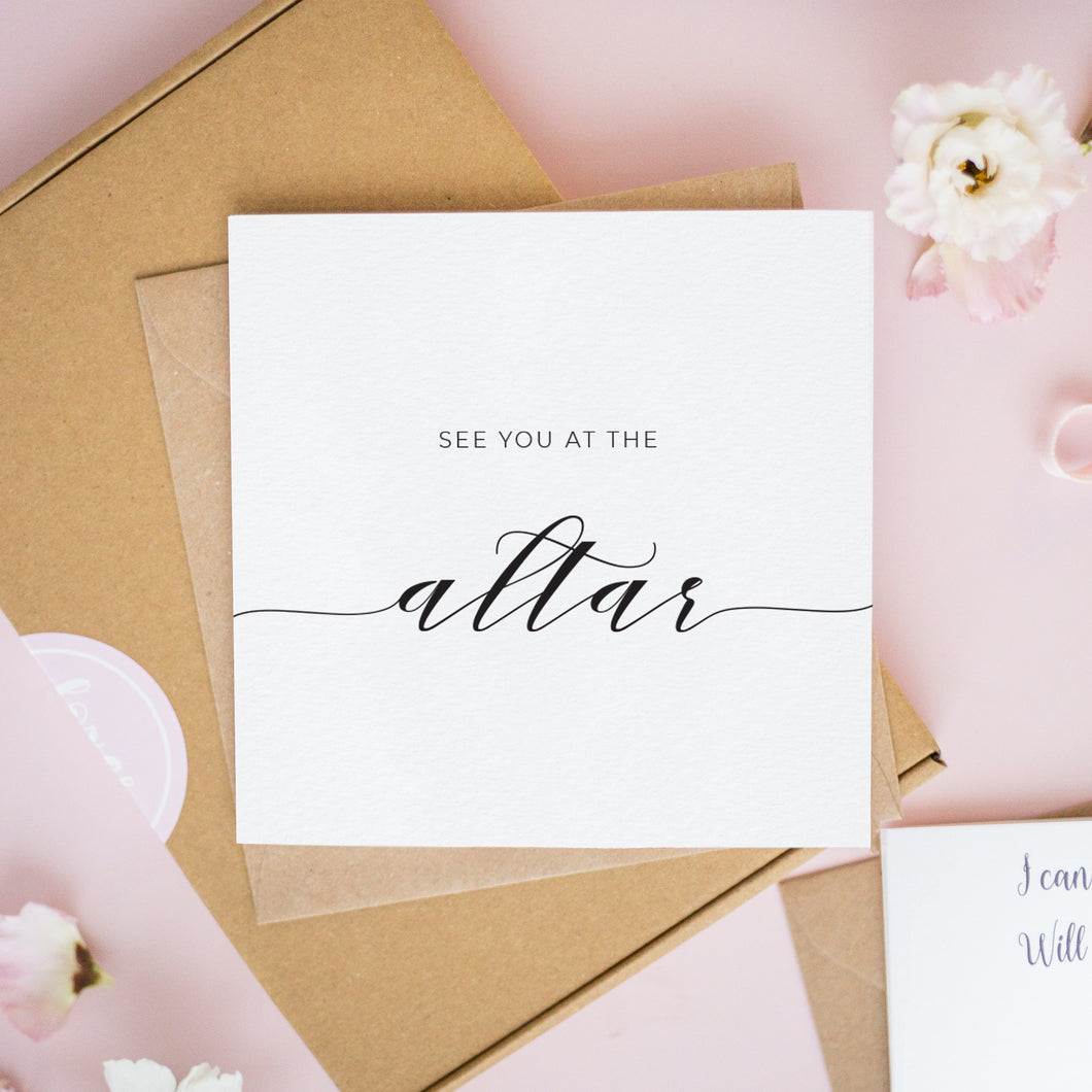 See You At The Altar Card #402