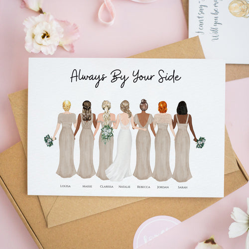 Always By Your Side Wedding Card #604