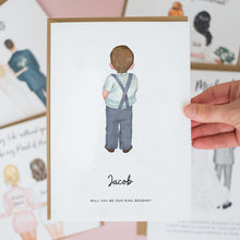 Personalised Page Boy Card