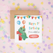 Dinosaur Birthday Boy Card