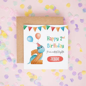 Dinosaur Birthday Boy Card