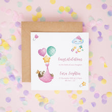 Congratulations On Your Baby Girl Card