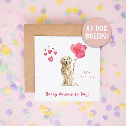 Happy Valentine's From The Dog Card