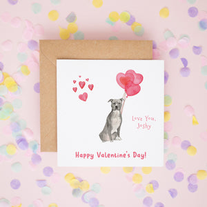 Happy Valentine's From The Dog Card