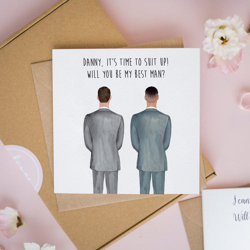 Will You Be My Best Man Card #408