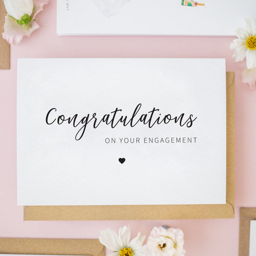 Congratulations on Your Engagement Card